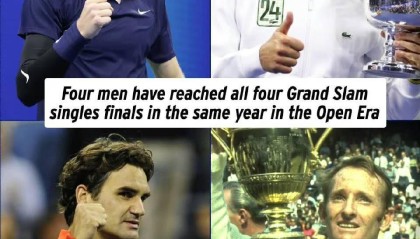 超越费德勒成最年轻赛季全满贯决赛者，连续决赛辛纳排第几？