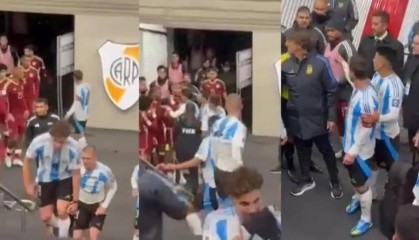 阿媒：梅西曾在球员通道与委内瑞拉球员发生冲突